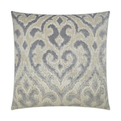 Sirocco Grey Throw Pillow With Insert