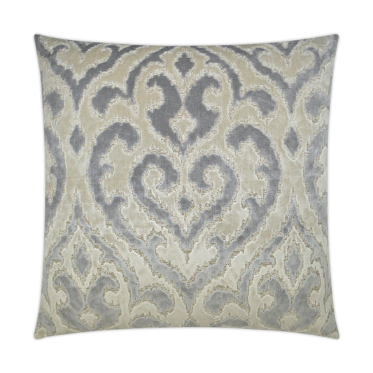D.V. Kap Sirocco Grey Throw Pillow With Insert