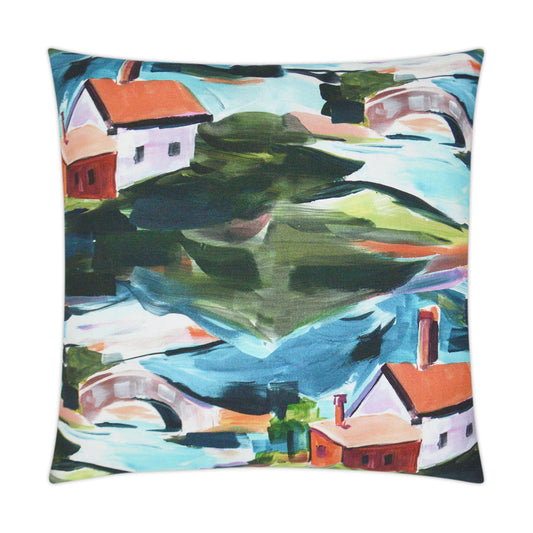 D.V. Kap Essex Multi Color Throw Pillow With Insert