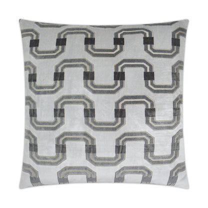 Ravello Grey Throw Pillow With Insert