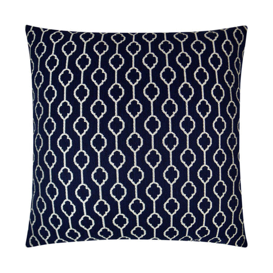 D.V. Kap Striker Navy Blue Throw Pillow With Insert
