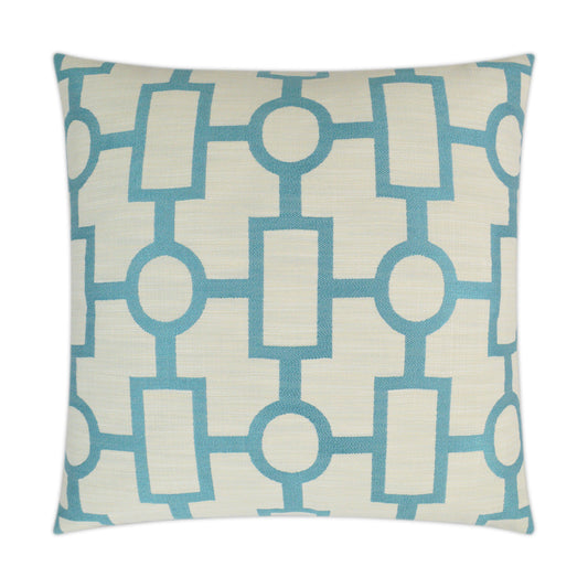 D.V. Kap Ellington Turquoise Blue Throw Pillow Insert
