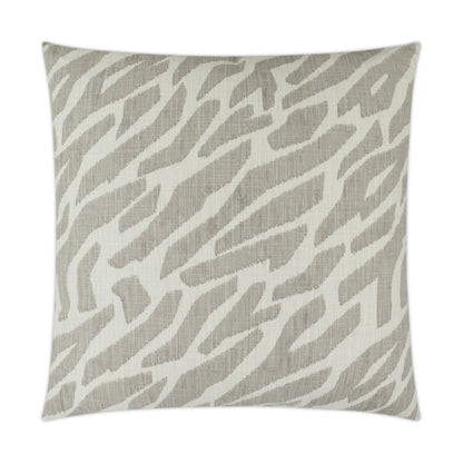 Zany Flint Brown Throw Pillow With Insert