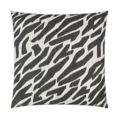 Zany Ink Black Throw Pillow With Insert