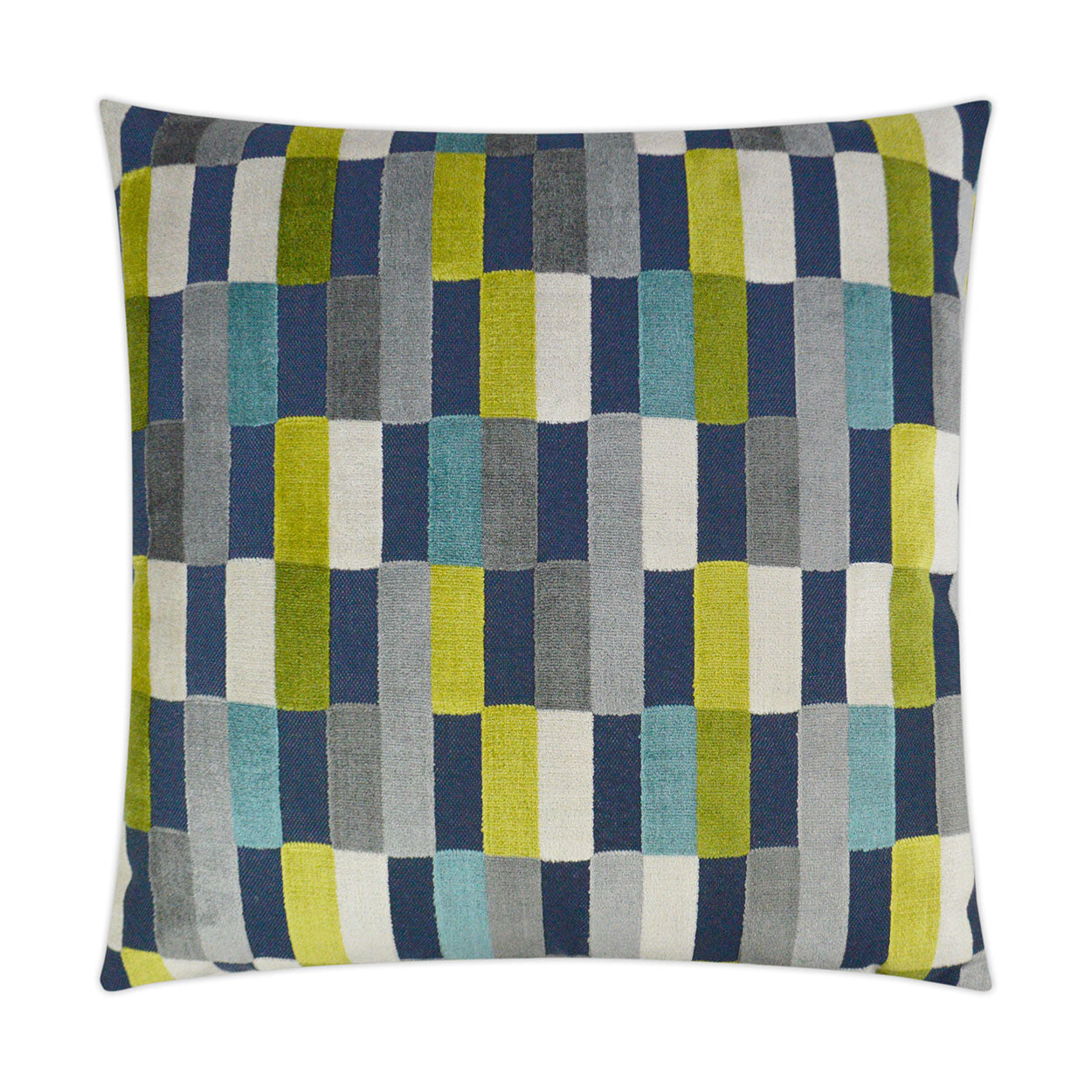 Mod Pop Mosaic Multi Color Throw Pillow With Insert