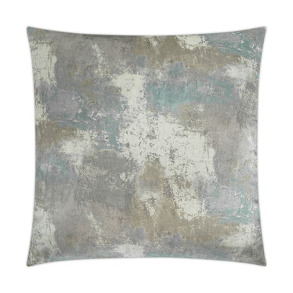 Reverie Mineral Grey Throw Pillow With Insert