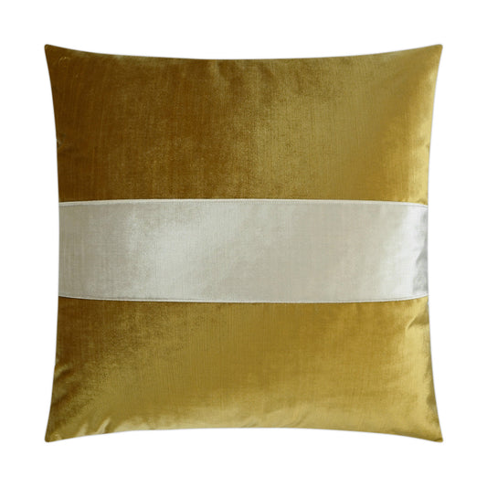 D.V. Kap Iridescence Band Citron Brown Throw Pillow Insert