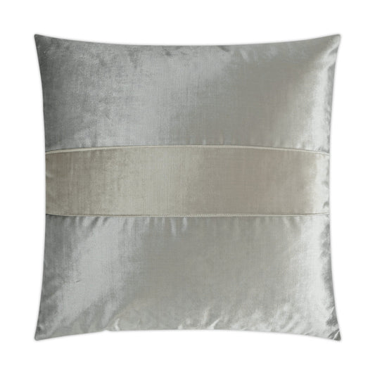 D.V. Kap Iridescence Band Silver Throw Pillow Insert