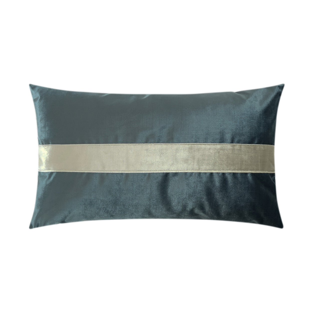 D.V. Kap Iridescence Band Lumbar Baltic Blue Throw Pillow Insert