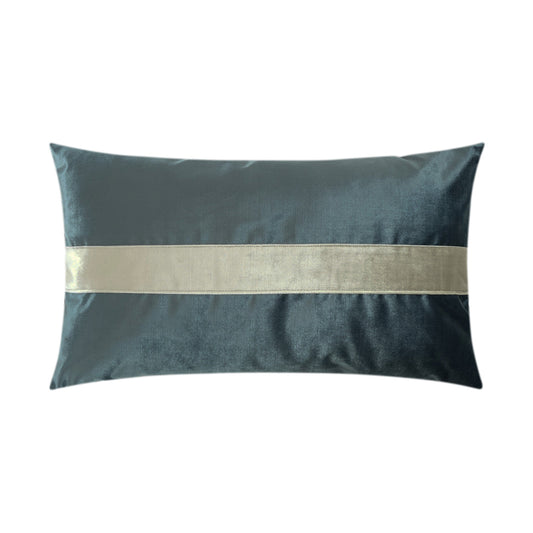 D.V. Kap Iridescence Band Lumbar Baltic Blue Throw Pillow Insert