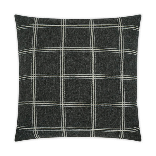 D.V. Kap Raymond Onyx Black Throw Pillow With Insert