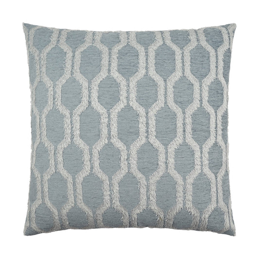 D.V. Kap Fringed Dream Blue Throw Pillow With Insert