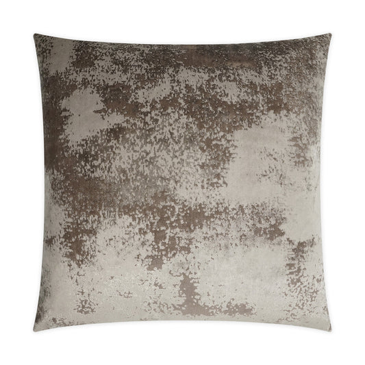D.V. Kap Grated Taupe Throw Pillow With Insert