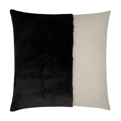 St. Moritz Black Throw Pillow With Insert