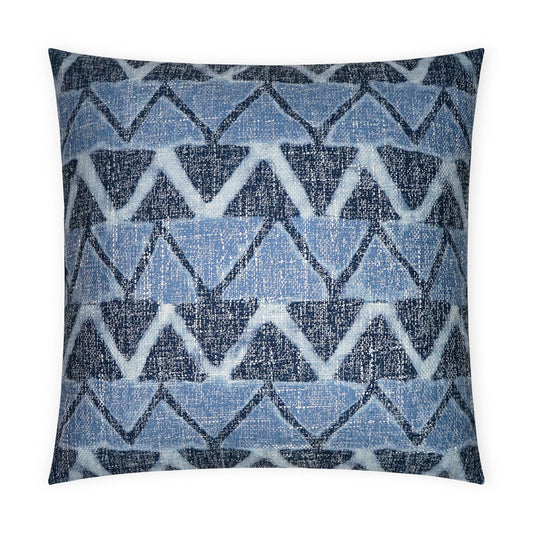 D.V. Kap Farahan Indigo Blue Throw Pillow With Insert