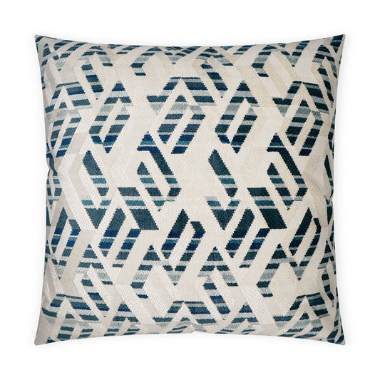 D.V. Kap Rubicon Marine Blue Throw Pillow With Insert