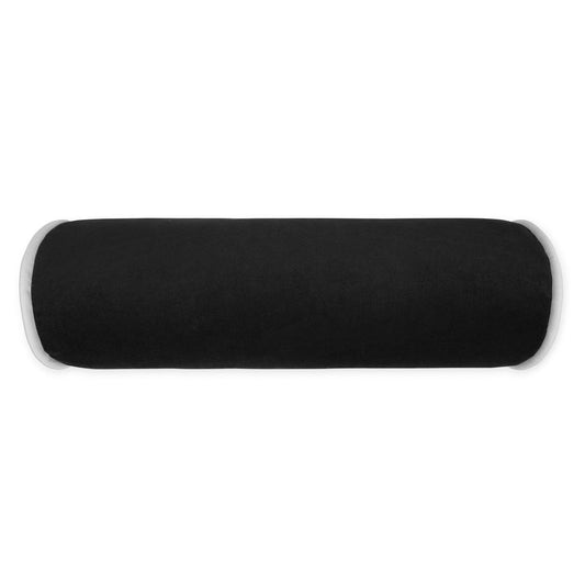 D.V. Kap Posh Roll Black Throw Pillow With Insert