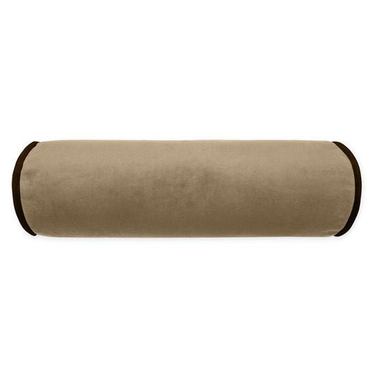 D.V. Kap Posh Roll Latte Brown Throw Pillow Insert