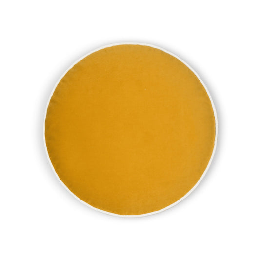 D.V. Kap Posh Circle Mustard Yellow Throw Pillow Insert