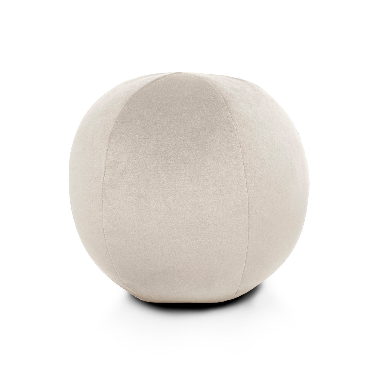 Posh Ball Ivory Throw Pillow With Insert