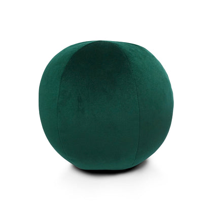 Posh Ball Turquoise Green Throw Pillow With Insert