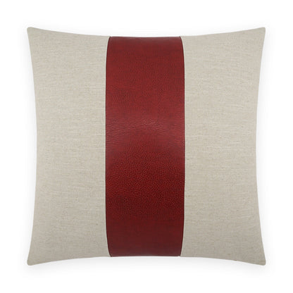 Rodeo Band Red Throw Pillow With Insert