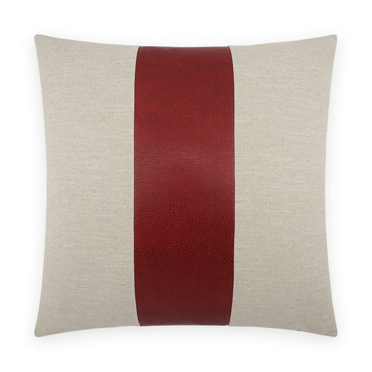 D.V. Kap Rodeo Band Red Throw Pillow With Insert