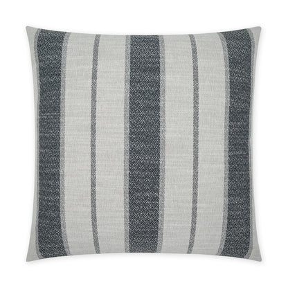 Sconset Stormy Grey Throw Pillow With Insert