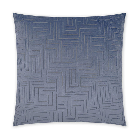 D.V. Kap Klint Blue Throw Pillow With Insert