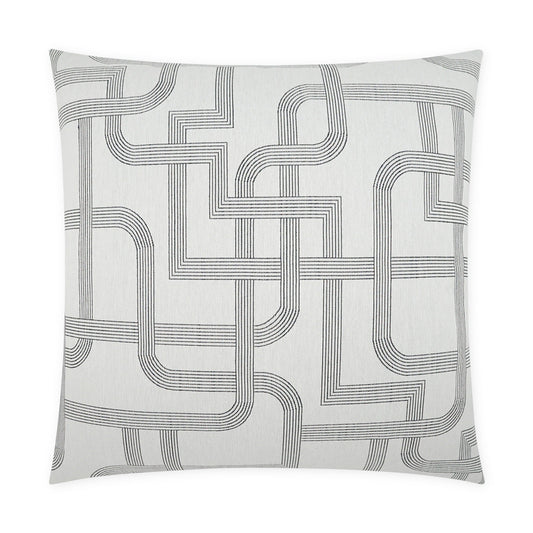 D.V. Kap Lithgow White Throw Pillow With Insert