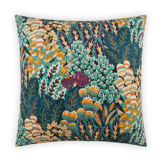D.V. Kap Eden Blue Throw Pillow With Insert