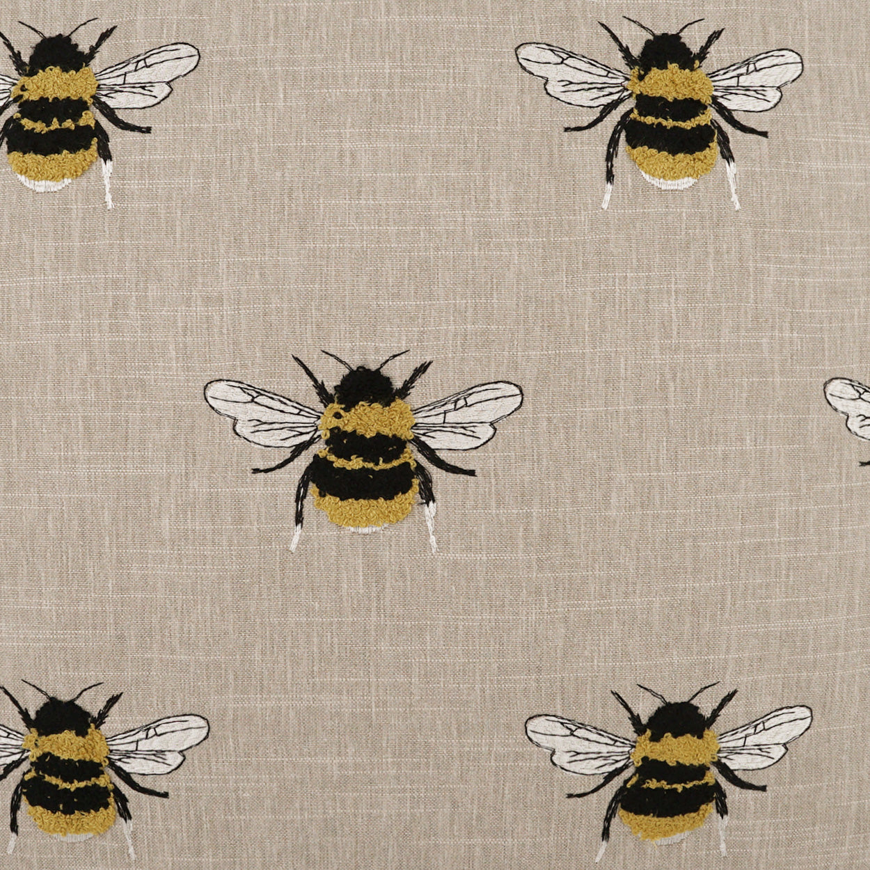 Busy Bee Pillow - Linen