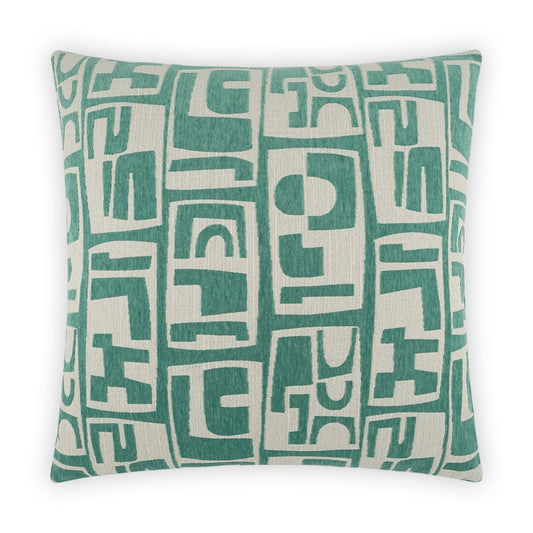 D.V. Kap Toro Malachite Teal Throw Pillow With Insert
