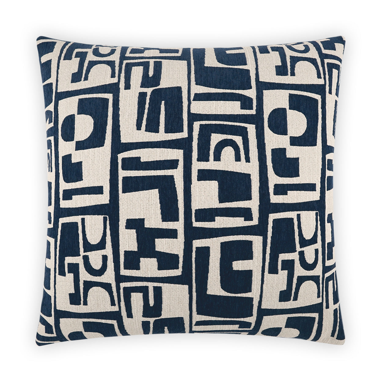 Toro Navy Blue Throw Pillow With Insert