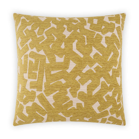 D.V. Kap Hero Dijon Yellow Throw Pillow With Insert