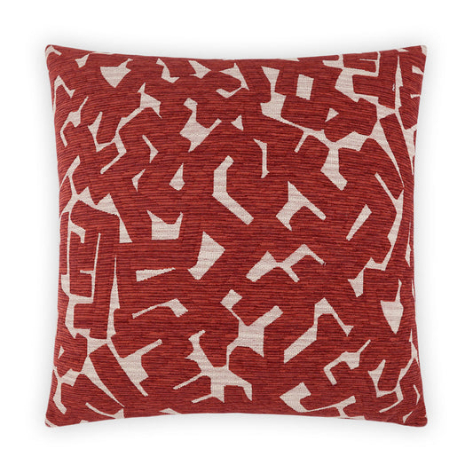D.V. Kap Hero Paprika Red Throw Pillow With Insert