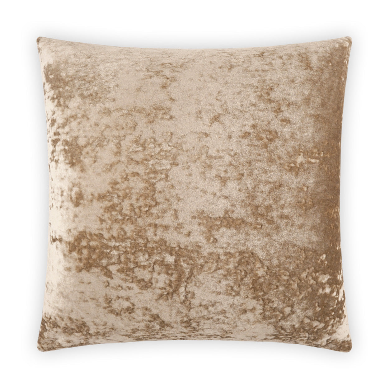 Riverdale Champagne Brown Throw Pillow With Insert