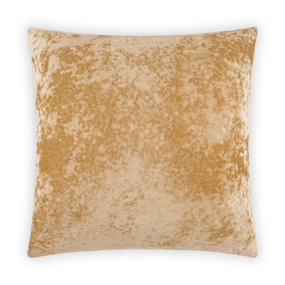 Riverdale Gold Brown Throw Pillow With Insert