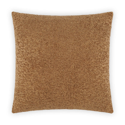 Velu Russet Brown Throw Pillow With Insert