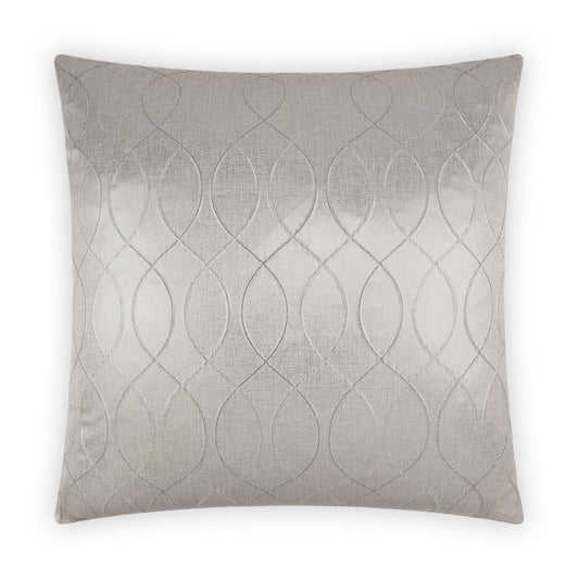 D.V. Kap Elation Sterling Grey Throw Pillow With Insert
