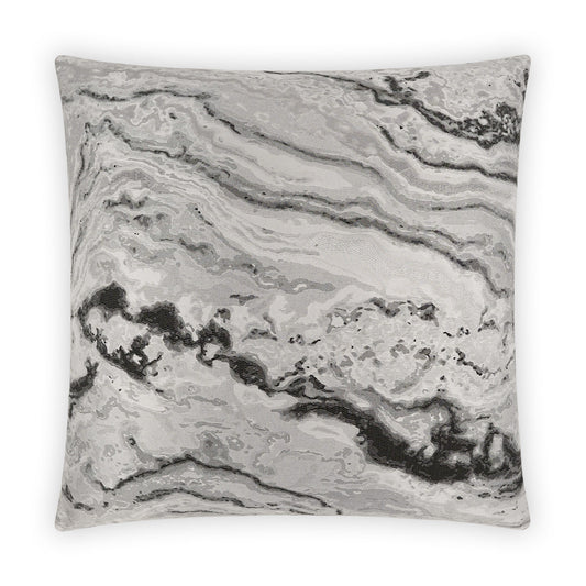 D.V. Kap Mahwah Onyx Grey Throw Pillow With Insert