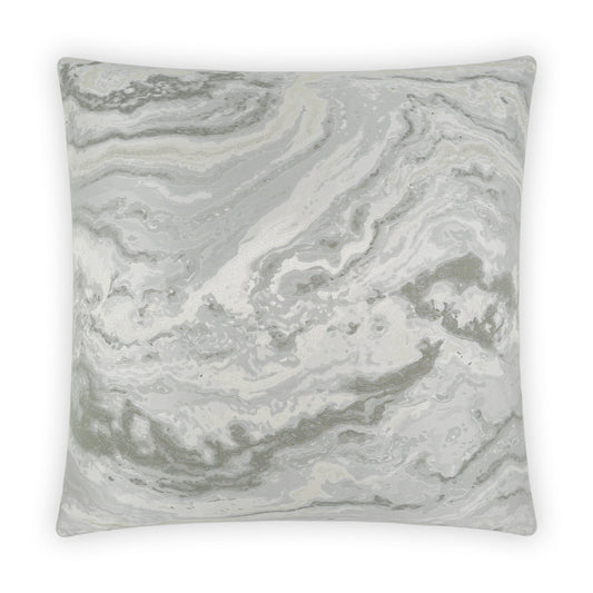 D.V. Kap Mahwah Silver Throw Pillow With Insert