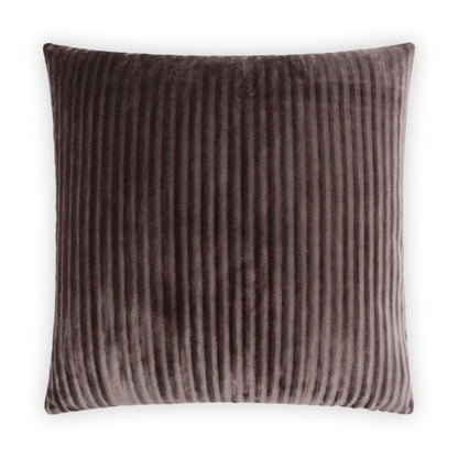 Hayworth Mauve Coffee Brown Throw Pillow With Insert