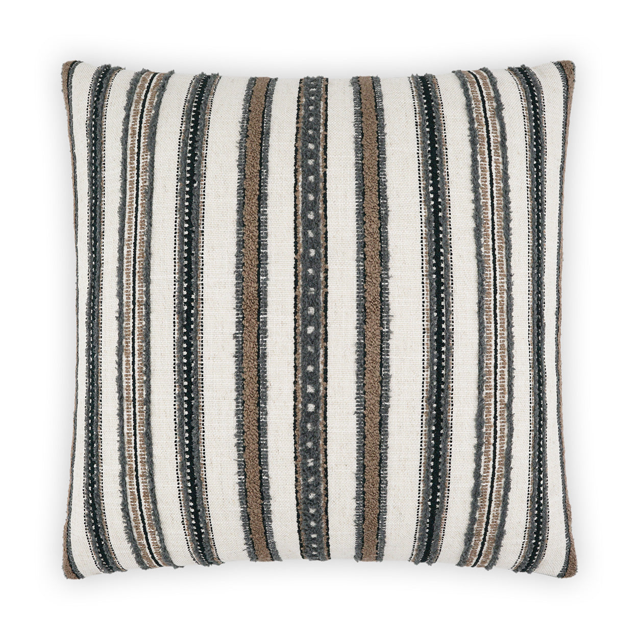 Zoie Grey Throw Pillow With Insert