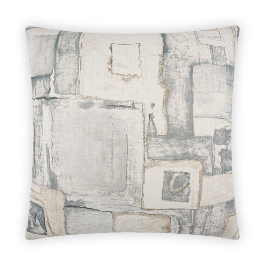 D.V. Kap Ecomille Slate Grey Throw Pillow With Insert