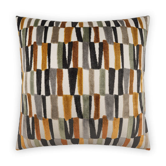 D.V. Kap Strata Multi Color Throw Pillow With Insert