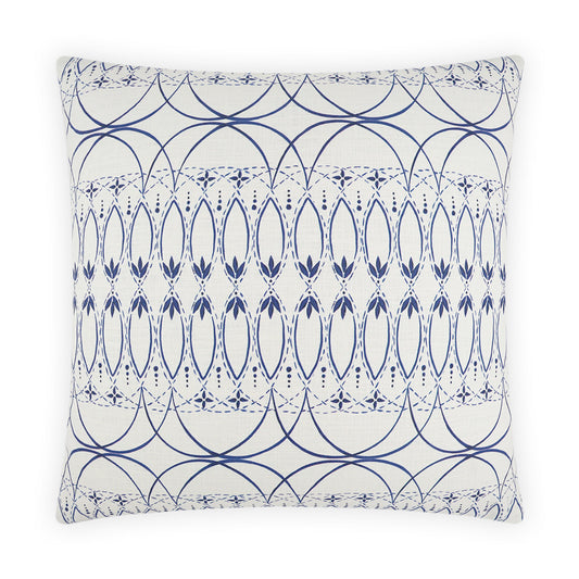 D.V. Kap Messier Blue Throw Pillow With Insert