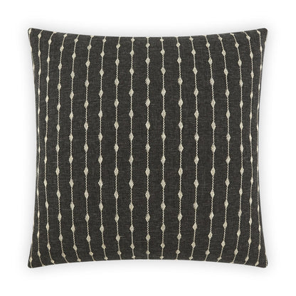 Lykken Black Throw Pillow With Insert