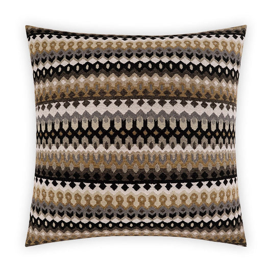 D.V. Kap Ziba Black Throw Pillow With Insert