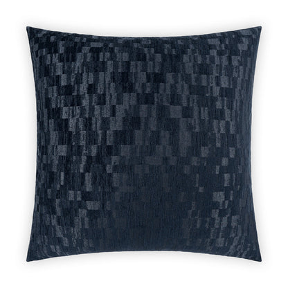 Sector Navy Blue Throw Pillow With Insert